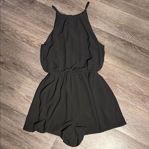Stylish Black Womens Sleeveless Romper